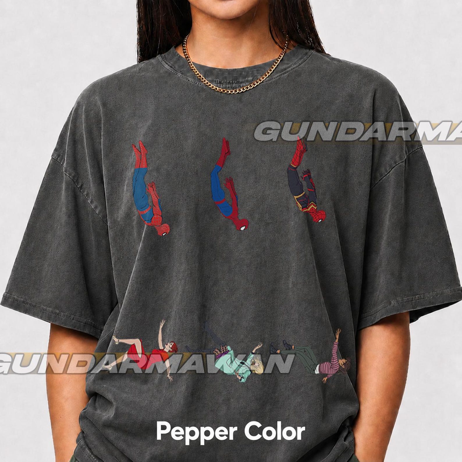 Spider-Man Saves Girlfriend Shirt, Spiderman Gwen Stacy Mary Jane Tee, Spiderman Brand New Day Shirt, Marvel Superhero Fan Gift Unisex FD L