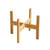 1 Stück 10/12 Zoll Blumentopf-Basis-Ausstellungsständer Vierbeiniger Holz-Blumentopfhalter Hausgarten-Terrassen-Dekor Kreuzregal