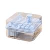 Multifunctional 2-in-1 Ice Cube Mold Press-Type Reusable Ice Cube Tray Easy Release Large Capacity Sorbet Mold Household