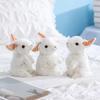 White Easter Bunny Plush Toy - Cute Stationery Simulation Doll Ornament