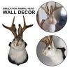 Legend of Antlers Deer Head Wall Mount Resin Decor