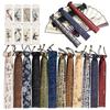 Brocade Vouwbare Handwaaier Tas Cadeaus Verpakking Fluit Beschermer Hoes Cover Afbeelding