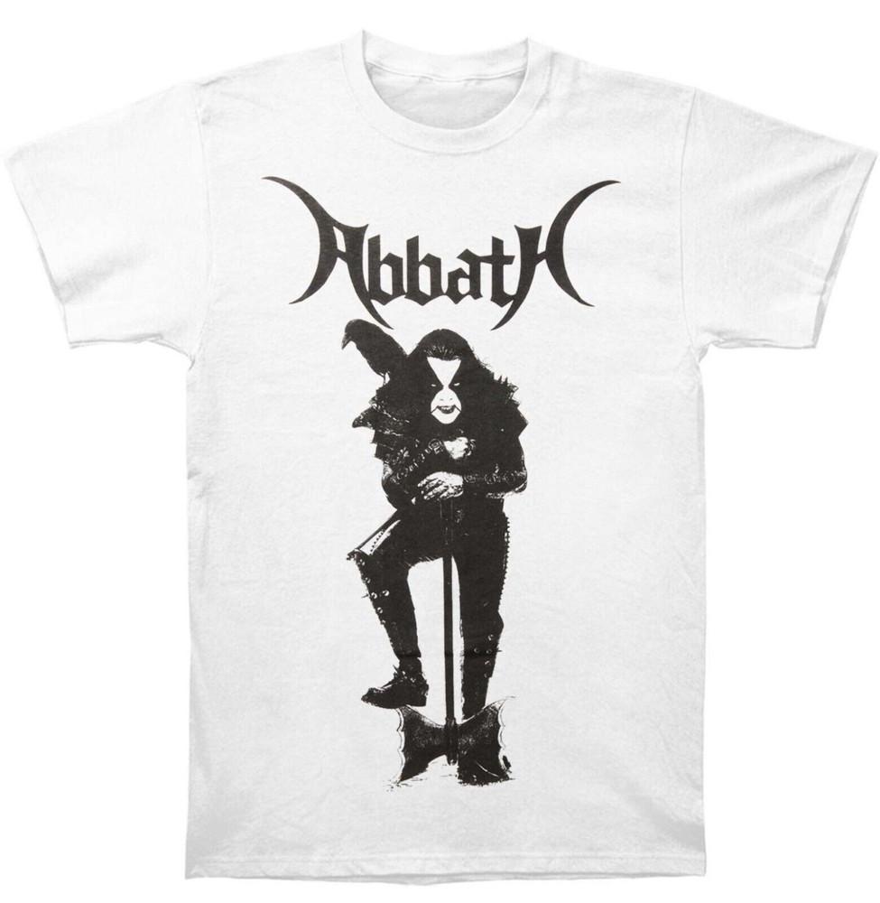 

ABBATH cd lgo GUARDIAN Official White SHIRT XL New immortal black metal OOP Unisex T-Shirt M