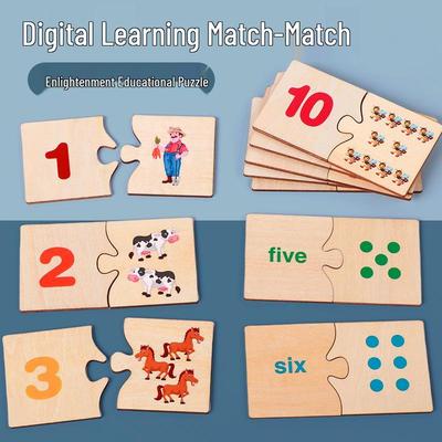 Montessori Educational Number Decomposition Sticks for Children
