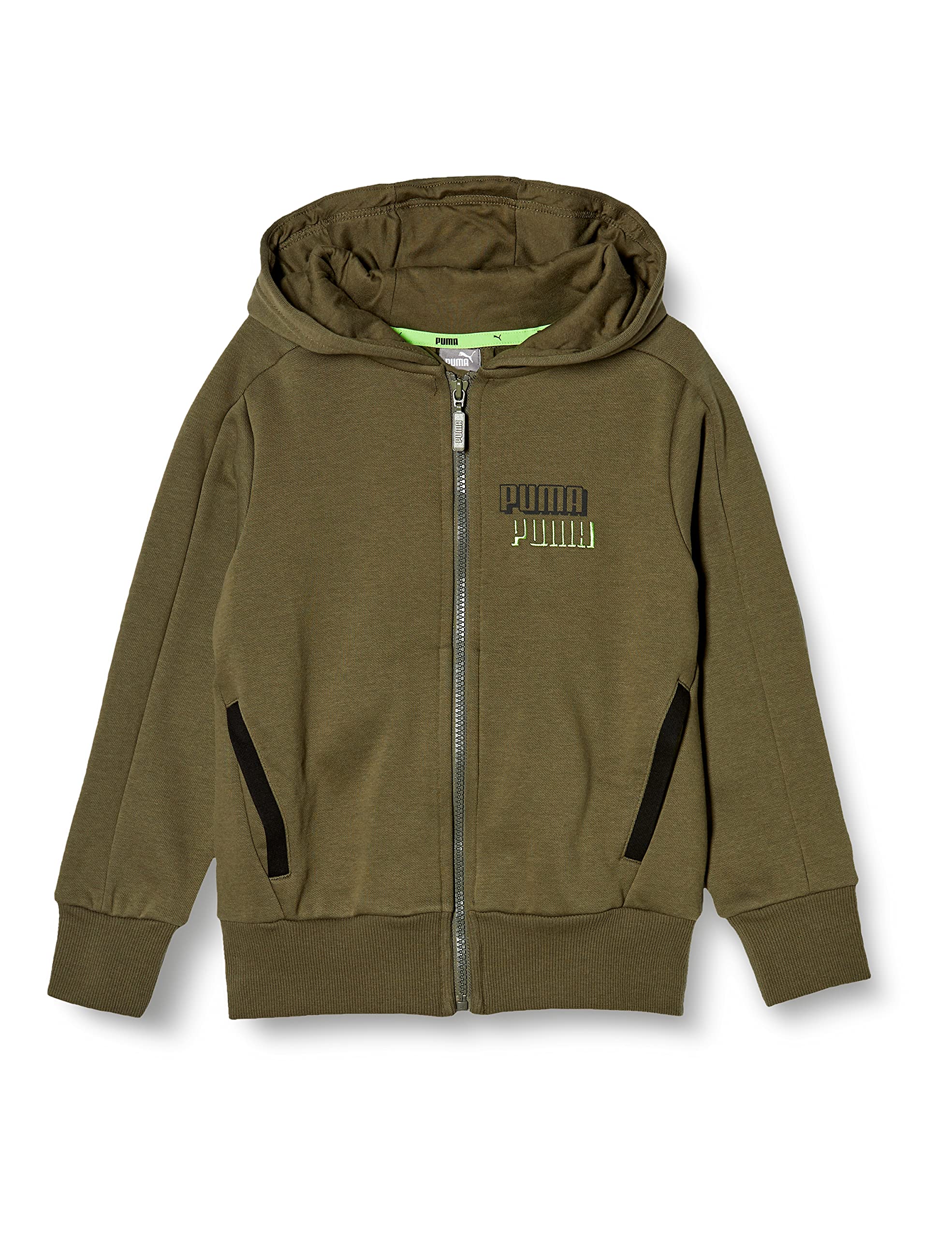 

PUMA ALPHA Hooded FL 2021 Grape Leaf Size 120 Jacket, Kids 846515, Boys, Fall/Winter (44),