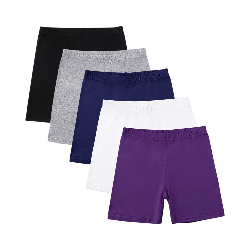 Summer Girls' Three-Point Safety Pants Underwear Leggings Five-Piece Set