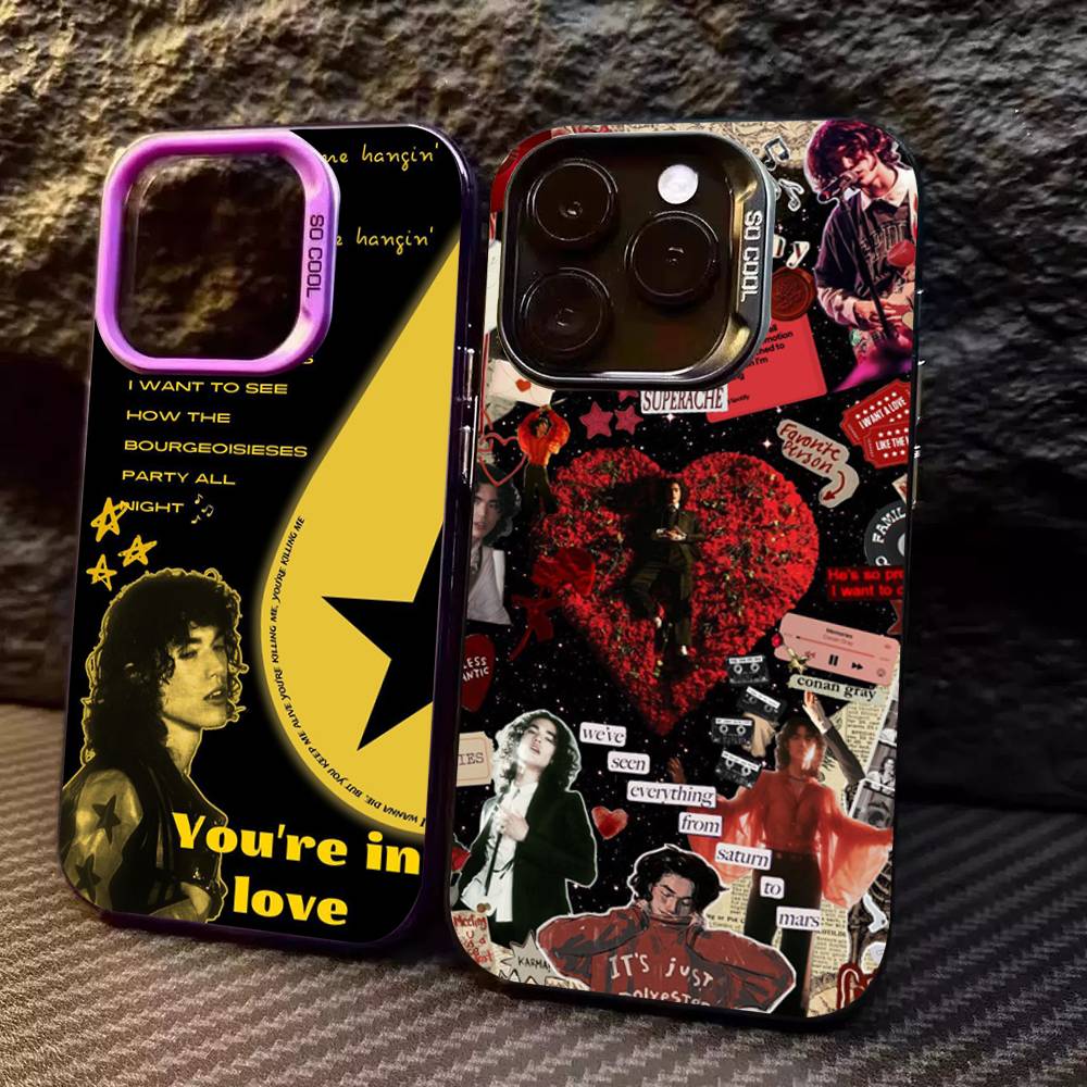 Singer Conan Gray Phone Case For IPhone 17 16 Plus Pro Max 15 14 13 12 11 Matte Colorful Covers
