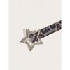 1pc Women's Y2K Star Studded Metal Hollow Star Belt, Suitable For Casual Daily Wear