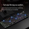 HP K10G 104-Key Wired Mechanical Gaming Keyboard