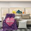 French Mom Printed Blanket, The Best Printed Gift Blanket for Mother'S Day, The Perfect Birthday Gift for Mom, The Finest Shawl