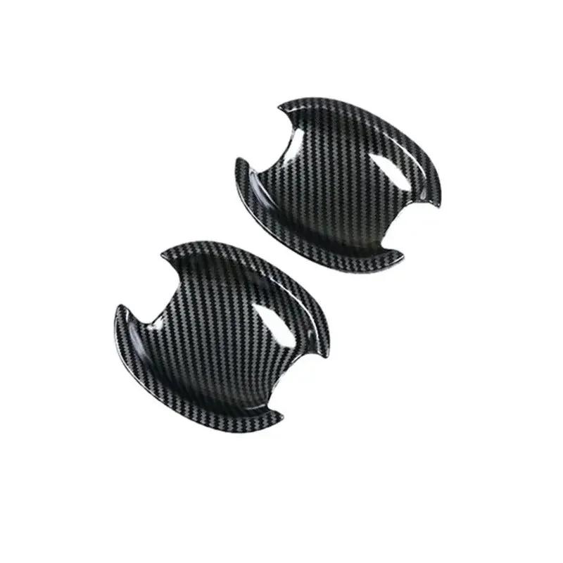 Door Handle Covers For Infiniti ESQ Nissan JUKE F15 2010- Chrome Carbon Fiber Accessories Stickers Car Styling Car Decal
