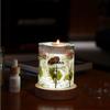 Real Flower Jelly Scented Candle Floral Candle Glass Bedroom Fragrance Ornament Gift