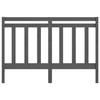 VidaXL Headboard Grey 146x4x100 Cm Solid Pine Wood 817792