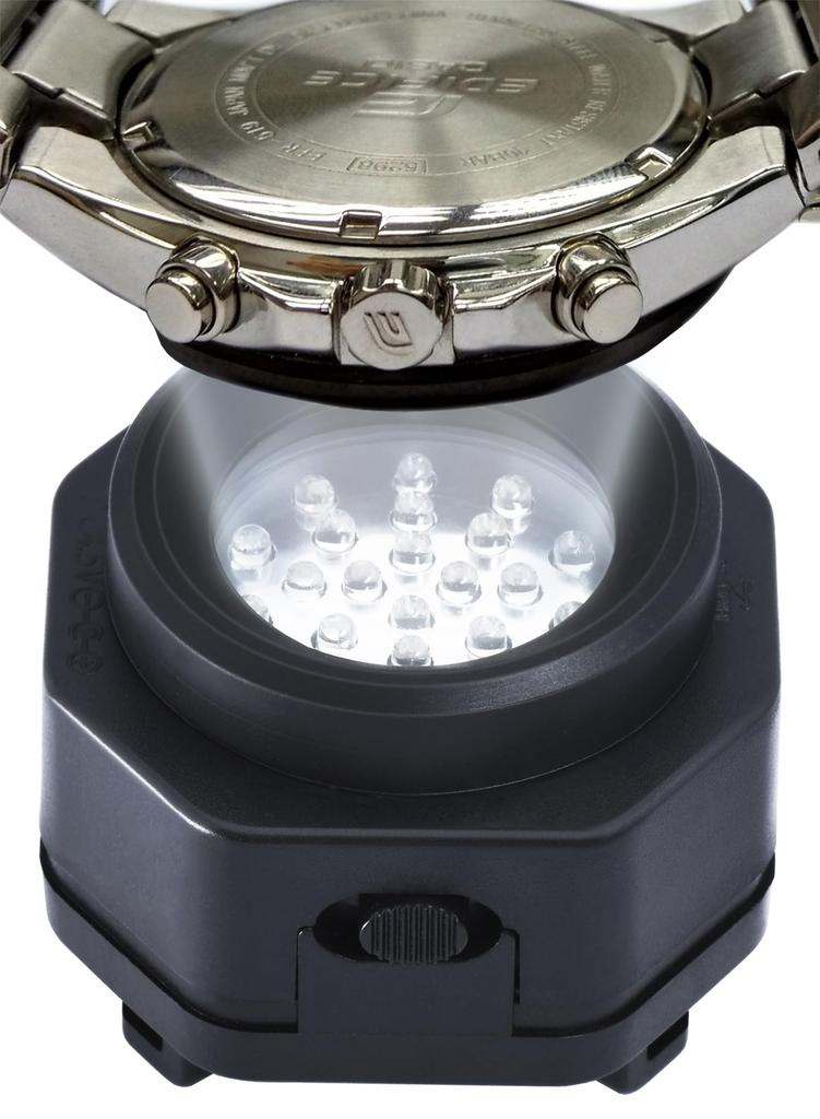 CoolFire 1046 Solar Watch Charger Fast Charging 40000 Lux UV-Free Portable