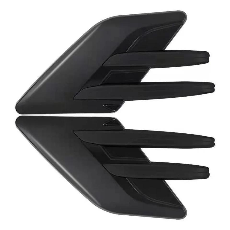 

Автомобильные воздухозаборники Декоративные наклейки на капот АБС Универсальные боковые жабры акулы Имитация Модификация Украшения Детали экстерьера автомобиля