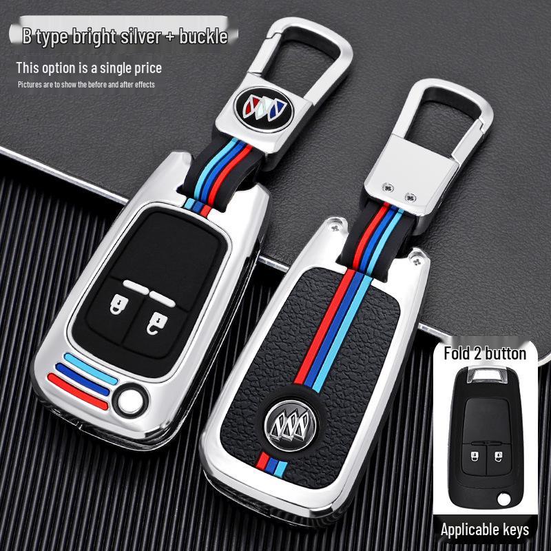 Buick Car Key Case Cover for Models: New Excelle, Verano, GT, Velite, Envision, Enclave, GL8, LaCrosse, GL6, Encore