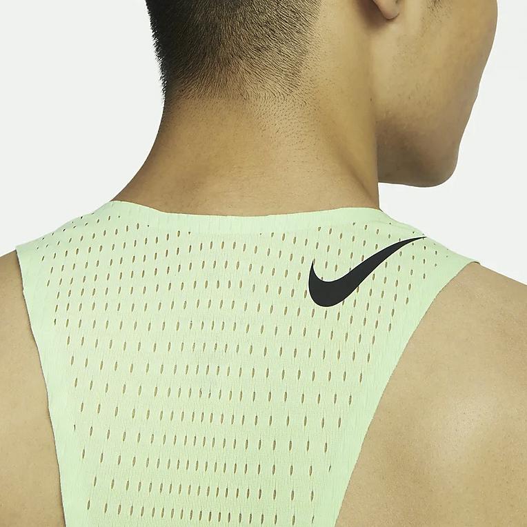 Nike Dri-FIT ADV Solid Quick-Dry Breathable Round Neck Sport Tank Top Men Tops Vapor-Green FN4232-376