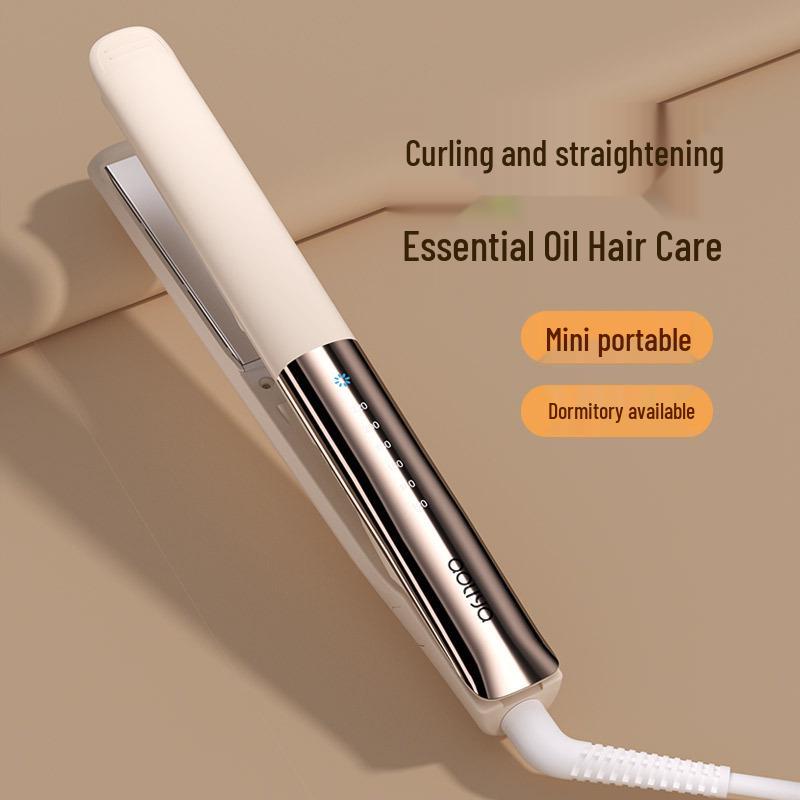 2-in-1 Straightening  Curling Hair Tool with Constant Temperature and Negative Ion Hair Care Cream фиолетовый