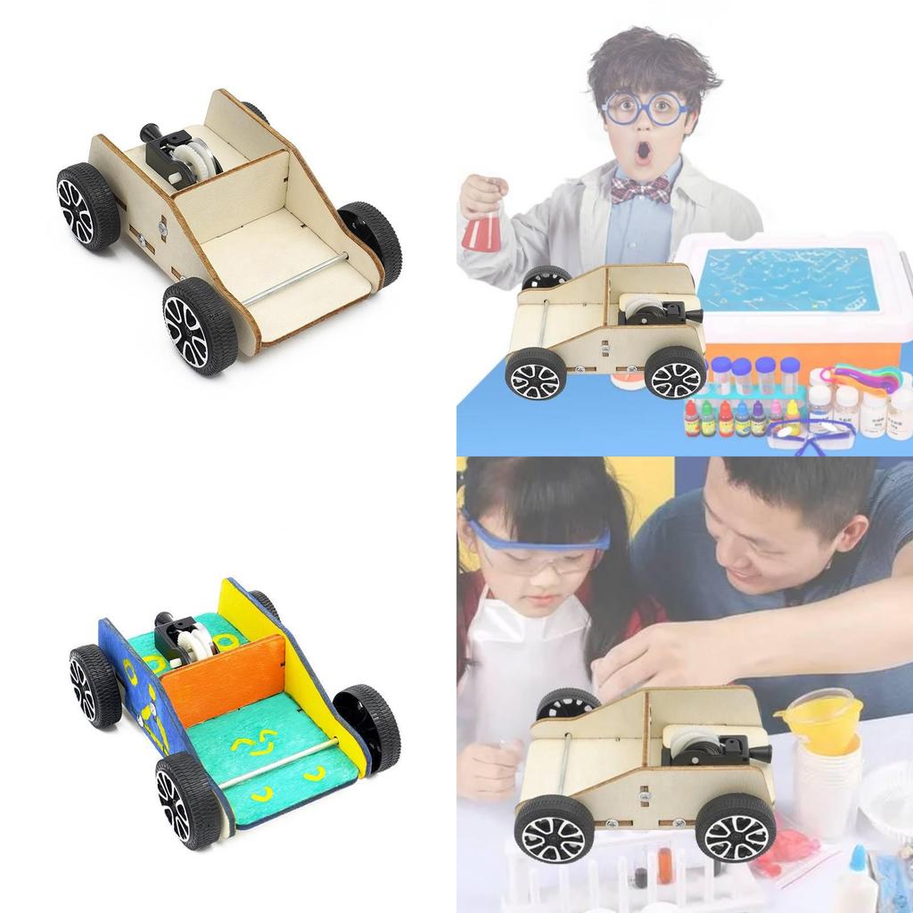 Pädagogisches DIY Holz Wissenschaftsexperiment Spielzeug für Kinder STEM Lernen C-23a Materialpaket