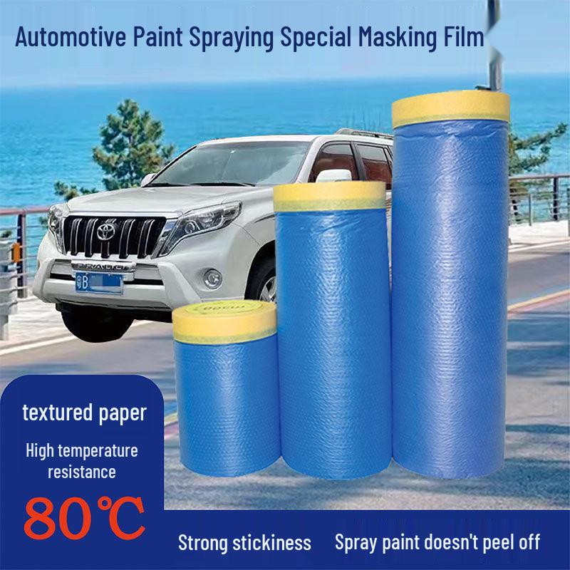 Self-Adhesive Blue Masking Film for Car Painting and Decoration
