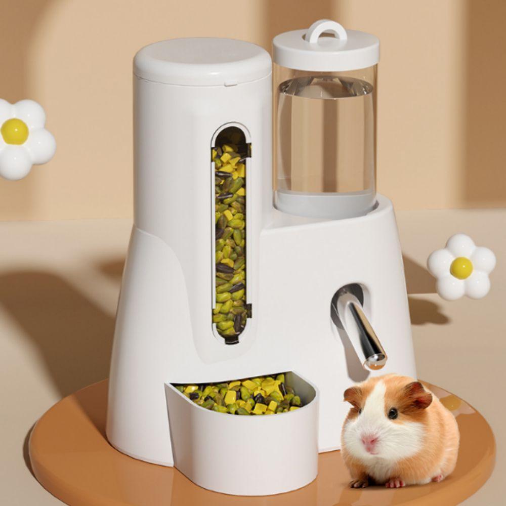 Large Capacity Feeding Water Dispenser Removable Golden Bear Food Bowl  Pet Supplies