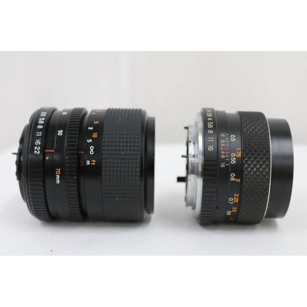 Used [Return Guarantee] [2 Items Sold In Bulk] Yashica ML ZOOM 35-70mm F3.5-4.8 DSB 50mm F1.9 Lens E13416