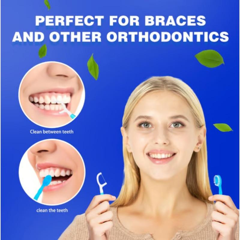 10PCS Mini 5 in 1 Toothbrush & Floss Travel Toothbrushes with Toothpaste Set with Floss+Pick Multifunctional Floss