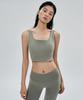 City Breeze Active Active Airy Square Bra Top_Dark Olive