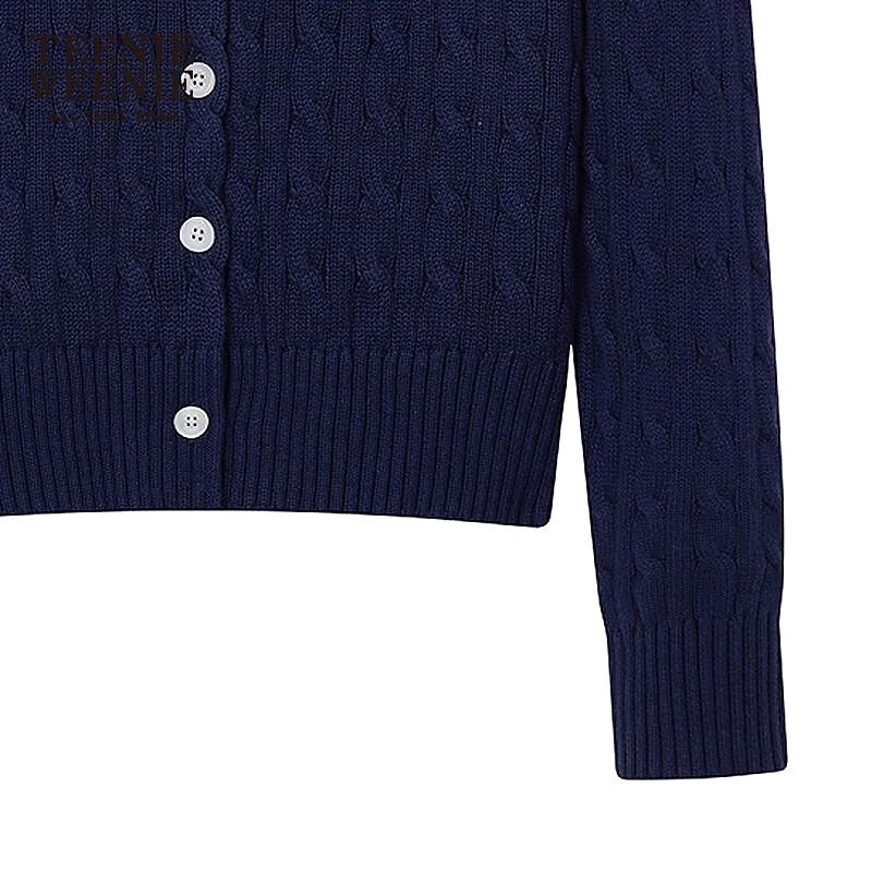 Teenie Weenie Women's Striped Knit Cardigan