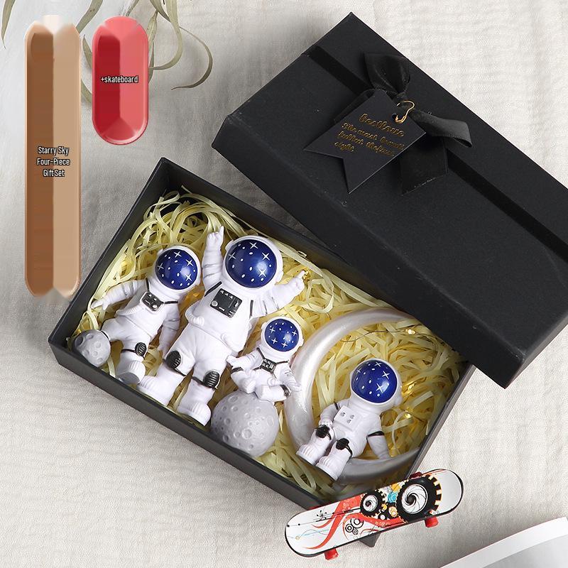 Small Resin Astronaut Figurine - Perfect for Home Decor, Valentine's, or Birthday Gift