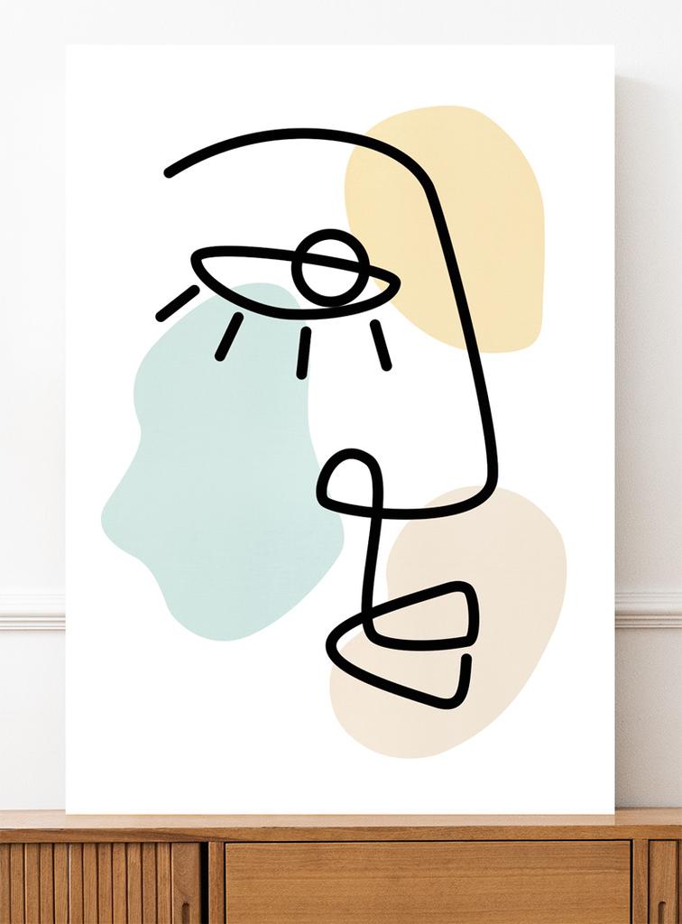 Poster Face Portrait Matisse Modern Art