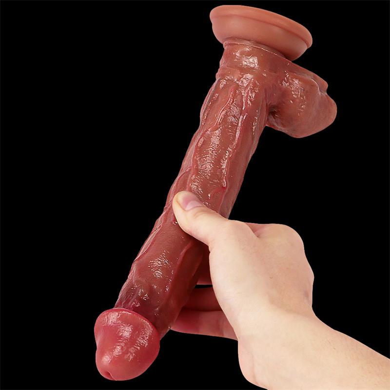 Female Real Feeling Dildo Manual Dummy Man Female Appliance Large Dildo Stimulating G-Spot