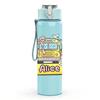 1PC Colorful Retro School Bus Cartoon Print 750ml Color Plastic Sports Water Bottle Leakproof Flip Straw Lid Suitable for Sports Office Home Use
