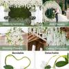 12pcs Thick Wisteria Flowers Fake Wisteria Hanging Flowers Artificial Wisteria Flowers Ceiling Flower Plants Exterior Decoration