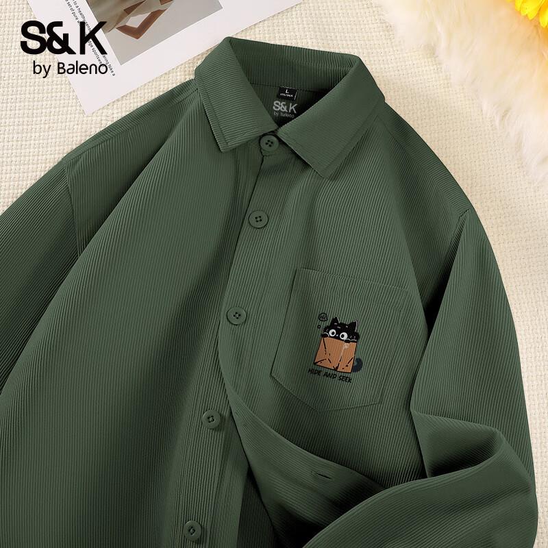 Baleno S&K Series Men's Loose Fit Long Sleeve Shirt