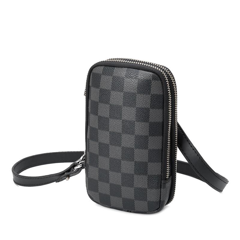 New Printed Mobile Phone Bag Mini Small Bag Unisex Simple Change Bag Shoulder Messenger Bag