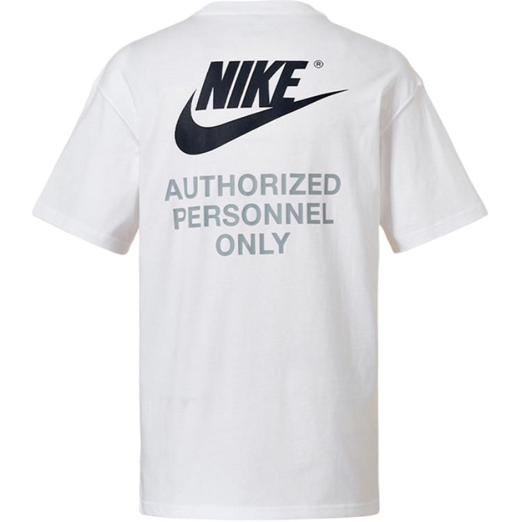 Nike Short Sleeve Letter Logo Round Neck T-Shirt Men tops IO2972-100