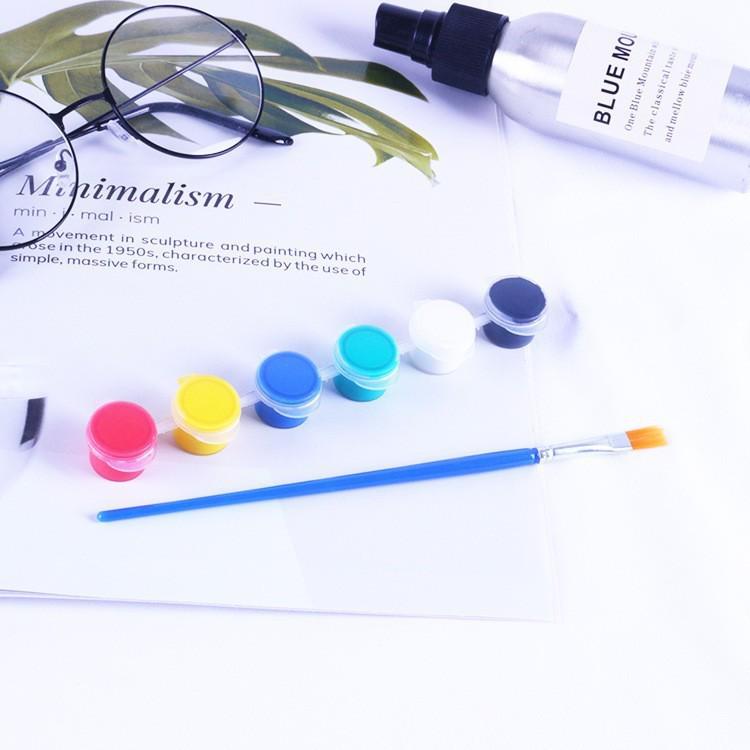 Aroma Gypsum Doll DIY Acrylic Painting Kit with 3ml Palette & Tray