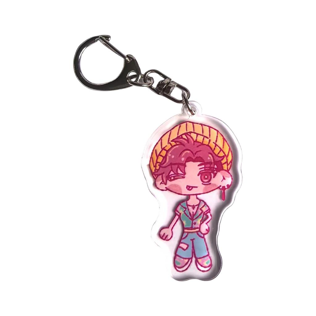Akryl Nøkkelring Anheng – Søt Dekorativ Gave Til Studentryggsekker