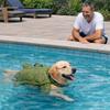 Costume da Bagno per Cani a Forma di Tartaruga Maniglia Portatile Abbigliamento da Surf per Cani Attività Acquatiche