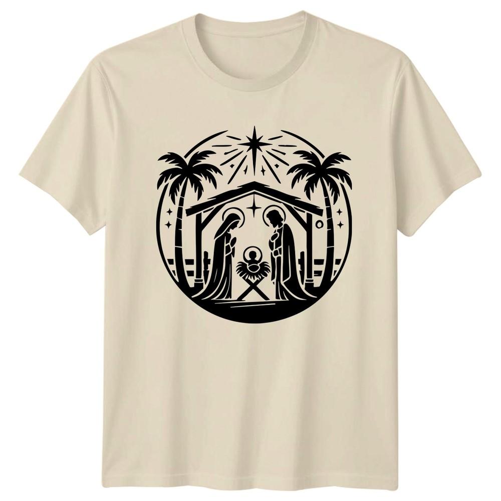 Traditional Nativity Scene Christmas TShirt Nativity Religious