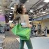 Nylon Fitness Bag Professional Yoga Training Bag Women Solid Color Large Capacity Portable Sports Multifunctional Backpack