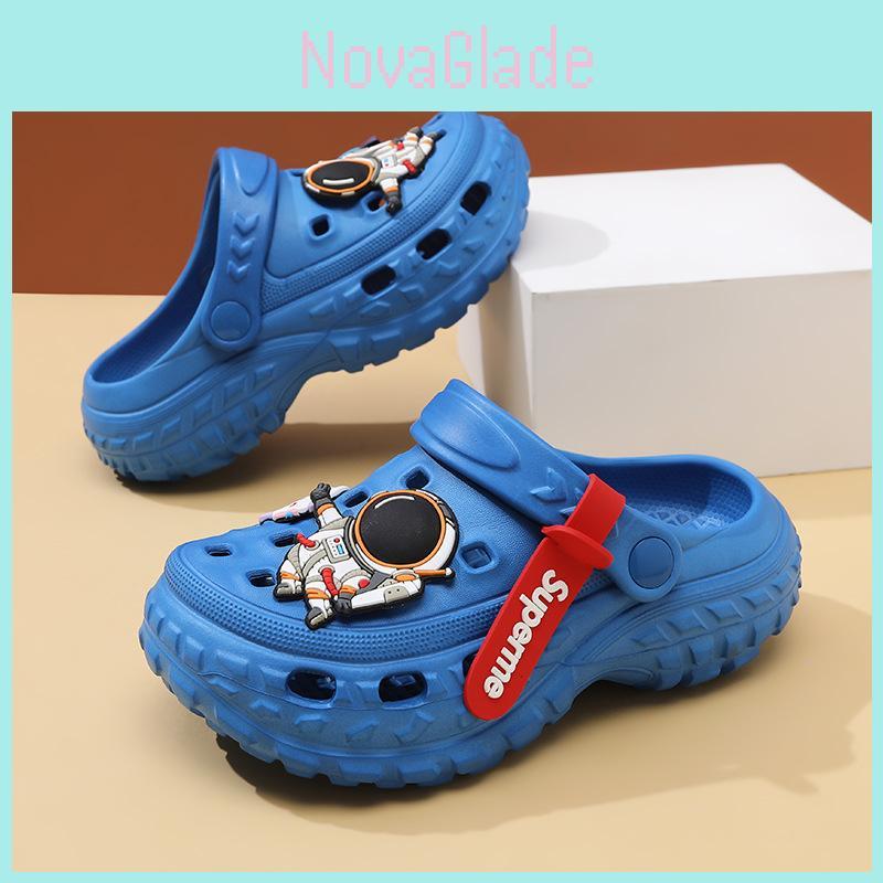 Comfortable And Stylish Kids' Eva Hole Shoes Breathable Non-slip Beach Sandals For Boys