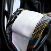 Valleycomfy Boho Steering Wheel Covers For Women Cloth Bohemian Universal 15 Inch Baja Blanket Enthic