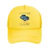 Unisexs Vintage Im Not Old Im a Classic Blue Car Print Adjustable Outdoor Casual Sports Hat Bla  Mesh Baseball Cap