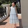 Korean-Style Sweet Girls' Summer Cake Tank Dress 2026 - Super Pretty Princess Attire