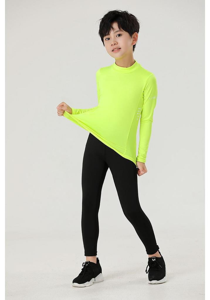 2024 Kids' Quick-Dry Sportswear Set: Elastic Fit Underwear for Boys & Girls, Perfect for Basketball, Football, and Athletics