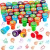 10pcs Cartoon Graffiti Seal Multi Styles Graffiti Tools Student Award Stamp Art Drawing Graffiti Accessories Birthday Party Gift