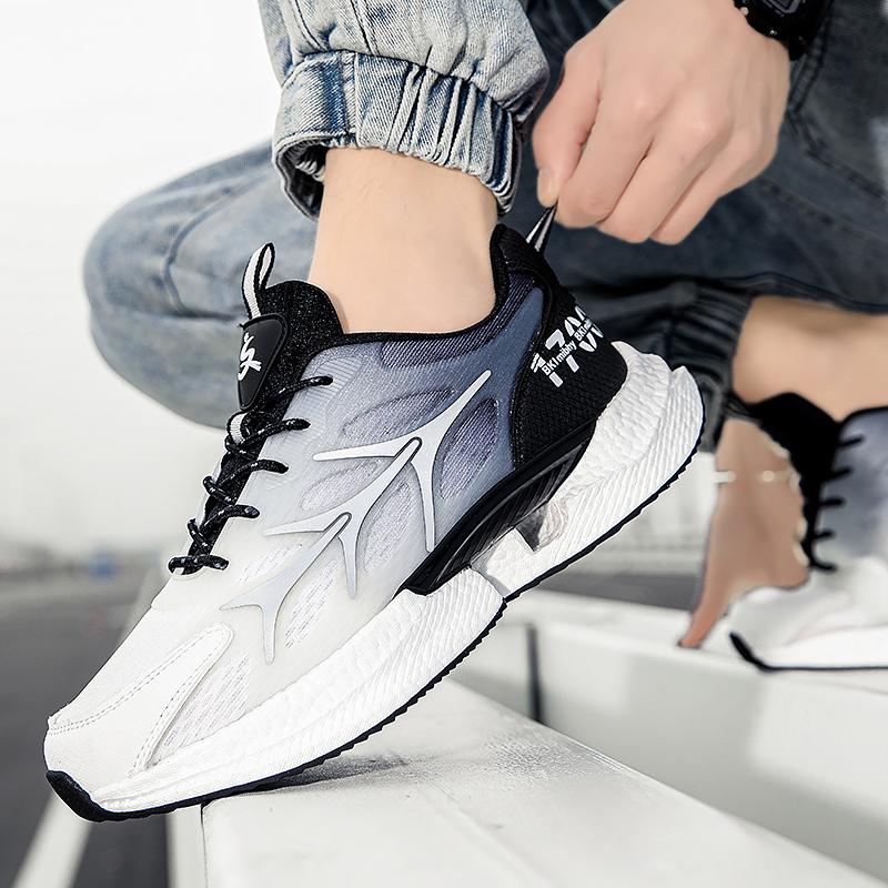 Lightweight Running Shoes For Men 2024 Casual Men's Designer Mesh Sneakers Lace-Up Male Outdoor Sports Walking Shoe