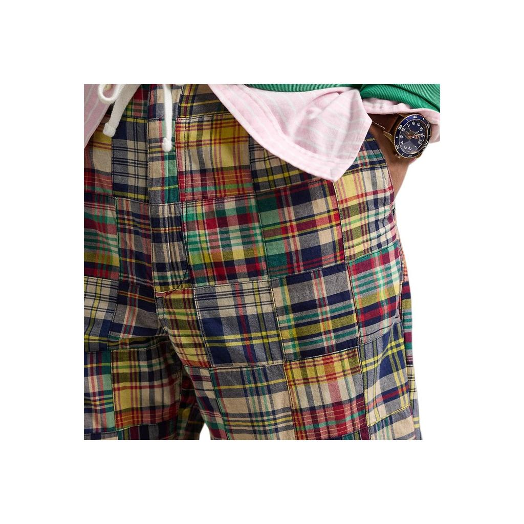 Polo Ralph Lauren Preppy Style Loose Fit Patchwork Plaid Trousers Men bottoms Multicolor MNPOPNT14H20086-999